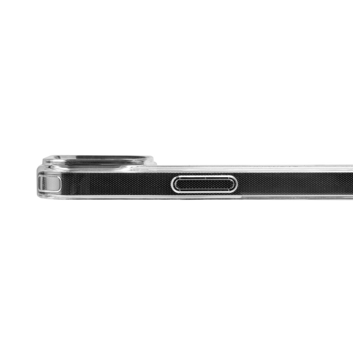 Puro MagSafe silikoninis dėklas iPhone 15 Pro – skaidrus