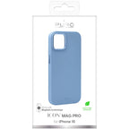 Puro Icon Mag Pro MagSafe Silikoninė dėkliukas skirtas iPhone 15 - Šviesi mėlyna -- iPhone 15