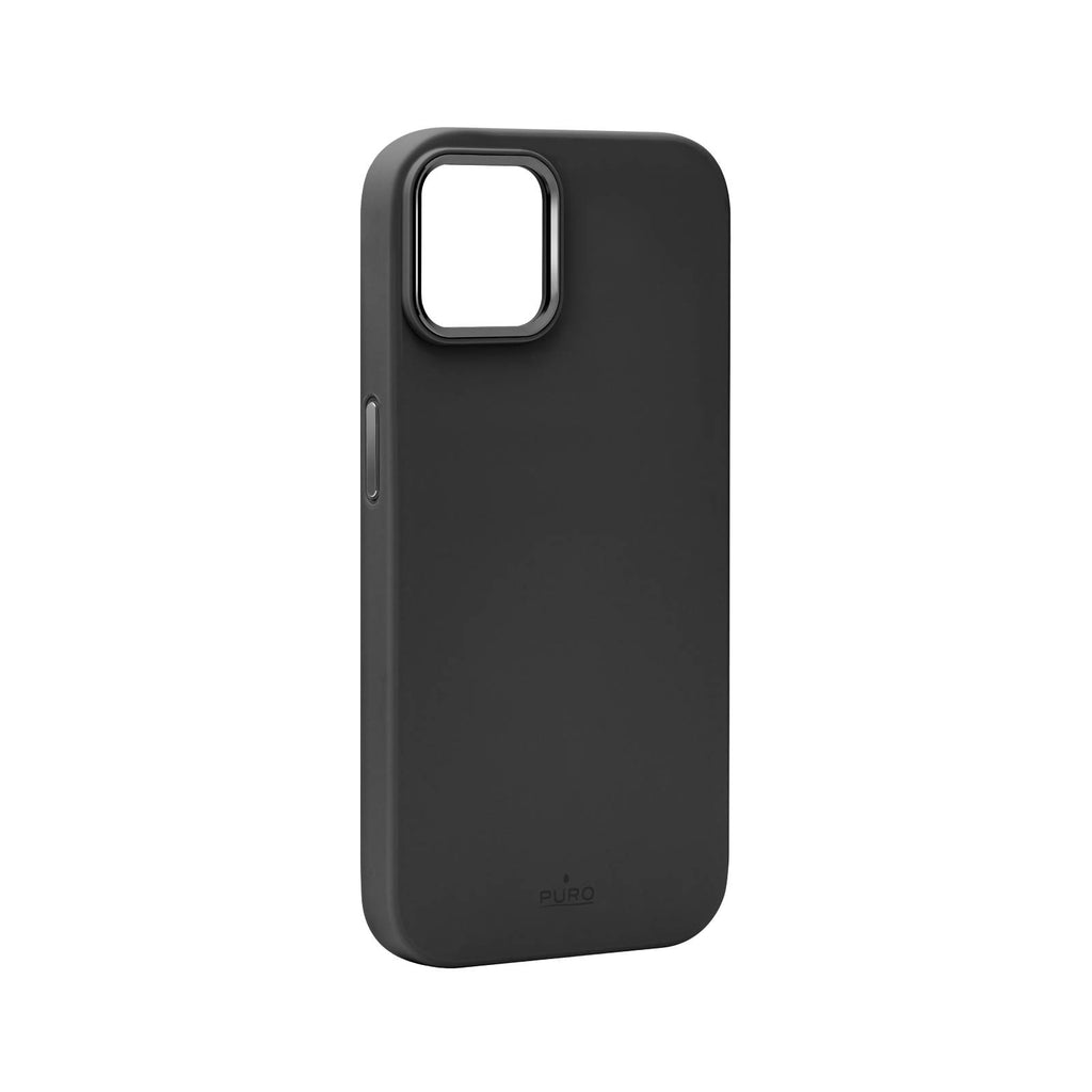 Puro Icon Mag Pro MagSafe Silikoninė dėkliukas skirtas iPhone 15 - Juoda -- iPhone 15