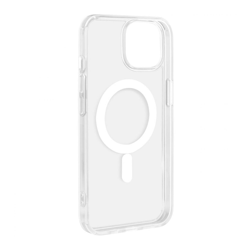 Puro MagSafe silikoninis dėklas iPhone 14 Pro – skaidrus
