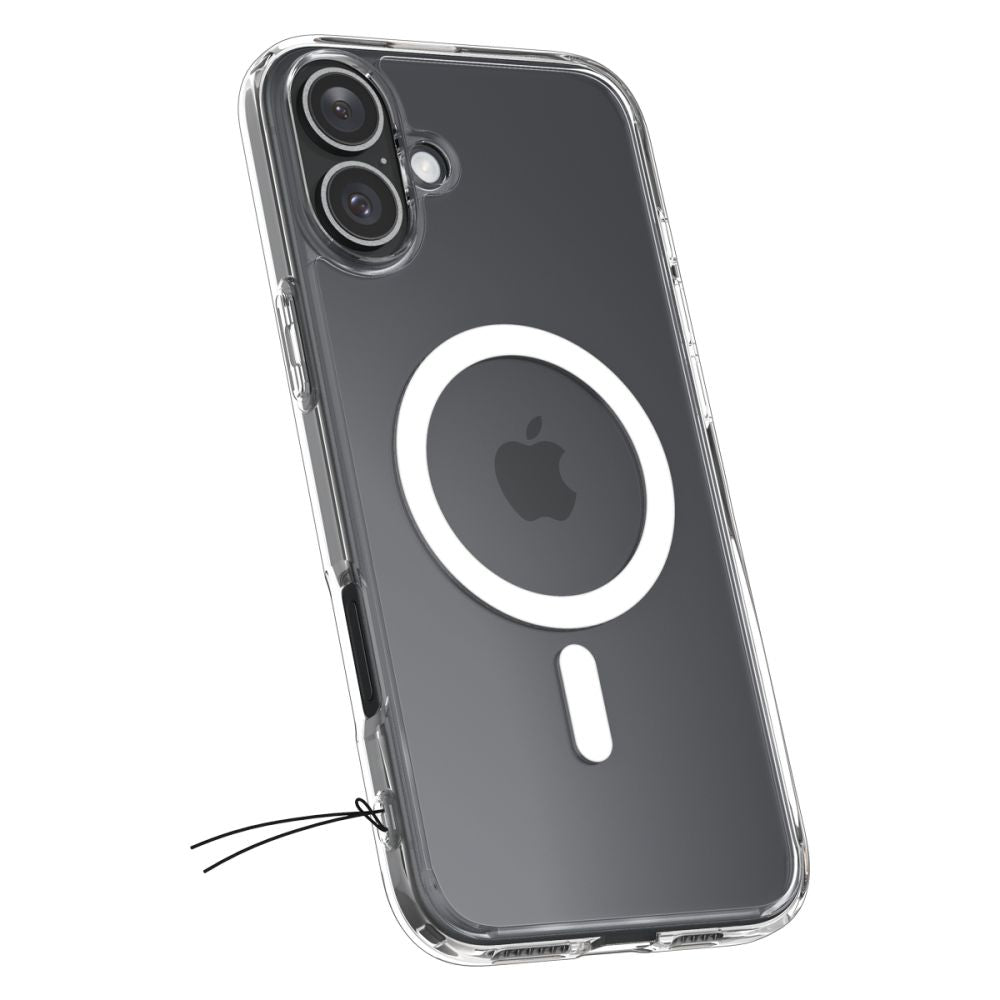 Spigen Ultra Hybrid MagSafe dėklas iPhone 16 – baltas