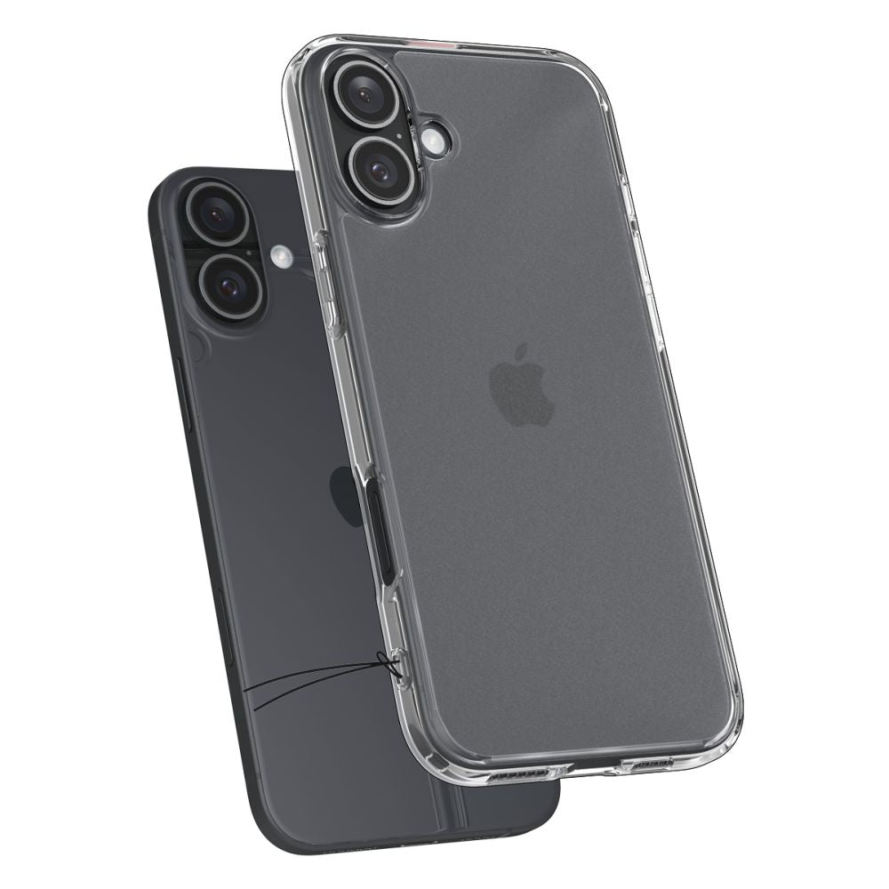 Spigen Ultra Hybrid dėklas iPhone 16 – skaidrus