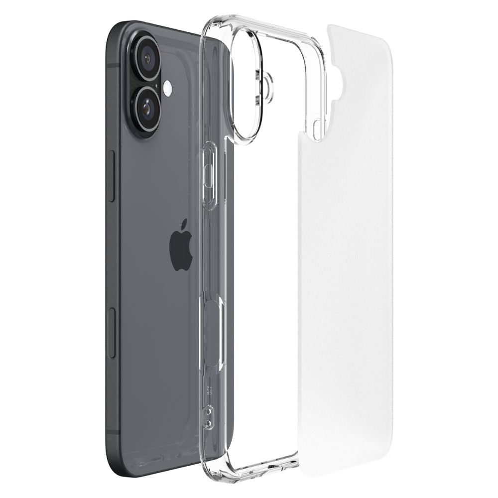Spigen Ultra Hybrid dėklas iPhone 16 – skaidrus