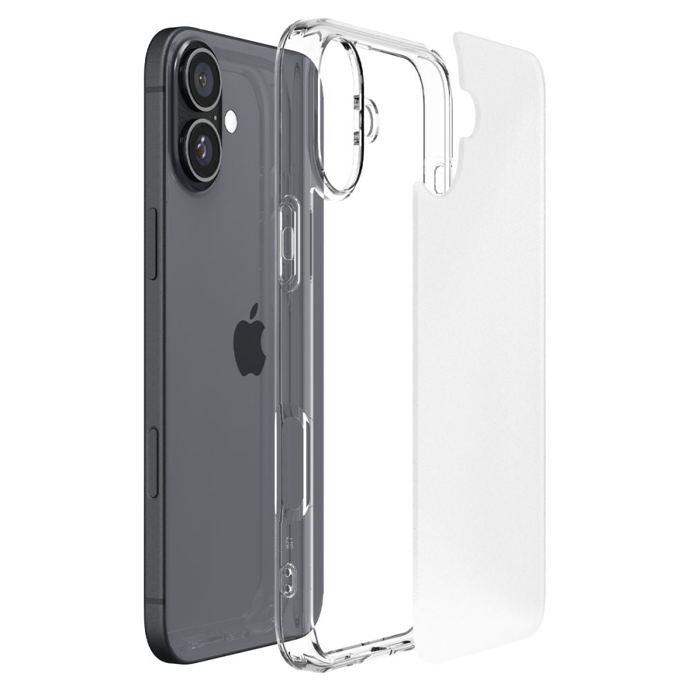 Spigen Ultra Hybrid dėklas iPhone 16 – skaidrus