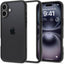 Spigen Ultra Hybrid dėklas iPhone 16 – juodas matinis