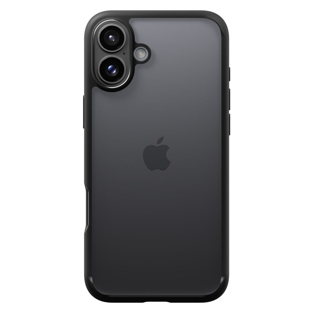 Spigen Ultra Hybrid dėklas iPhone 16 – juodas matinis