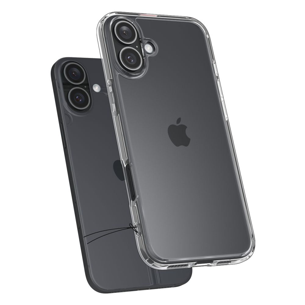 Spigen Ultra Hybrid iPhone 16 dėklas – skaidrus