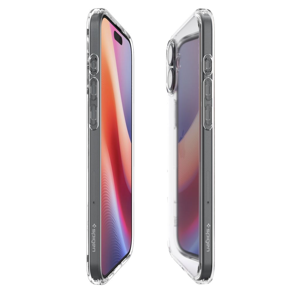 Spigen Ultra Hybrid iPhone 16 dėklas – skaidrus