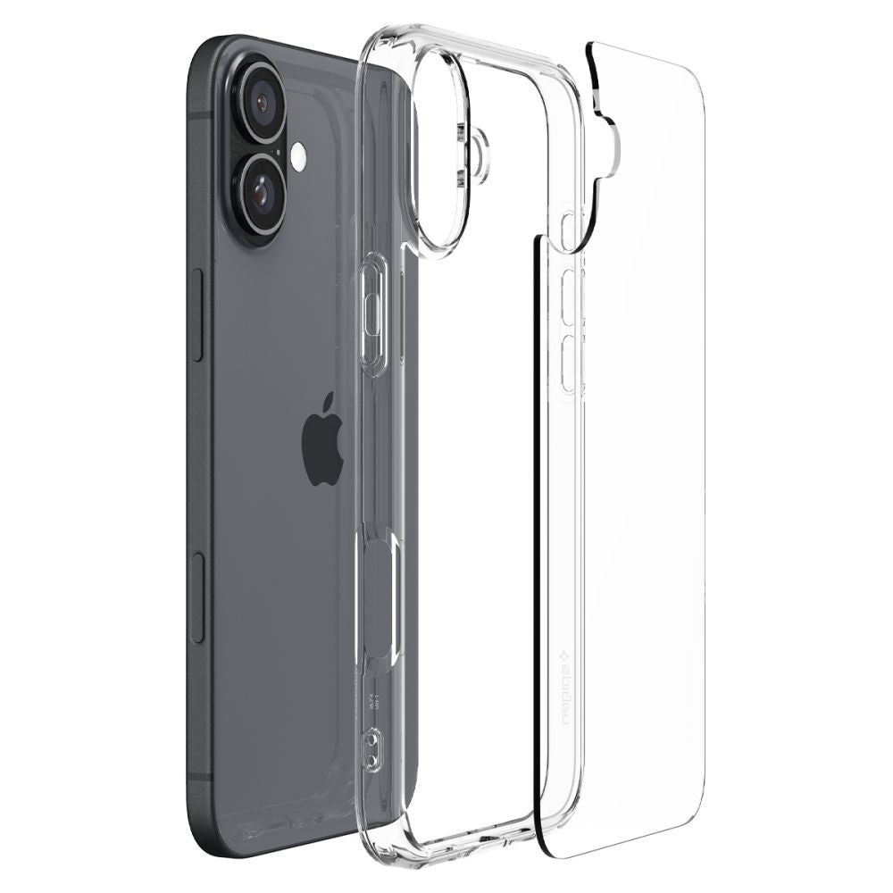 Spigen Ultra Hybrid iPhone 16 dėklas – skaidrus