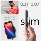 Spigen Tough Armor MagSafe dėklas su stovu iPhone 16 – juodas