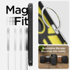 Spigen Tough Armor MagSafe dėklas su stovu iPhone 16 – juodas