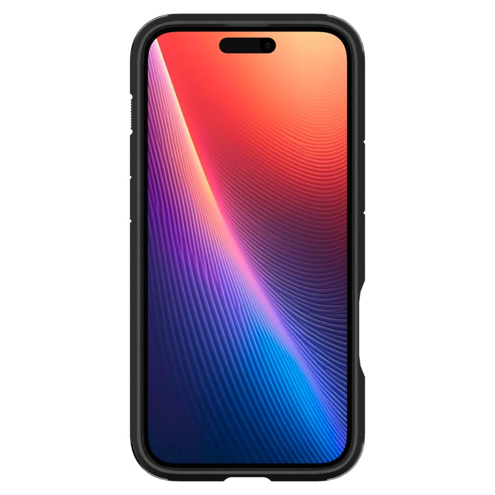 Spigen Tough Armor MagSafe dėklas su stovu iPhone 16 – juodas
