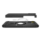Spigen Tough Armor MagSafe dėklas su stovu iPhone 16 – juodas