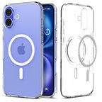Spigen Liquid Crystal MagSafe dėklas iPhone 16 – skaidrus