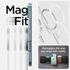 Spigen Liquid Crystal MagSafe dėklas iPhone 16 – skaidrus