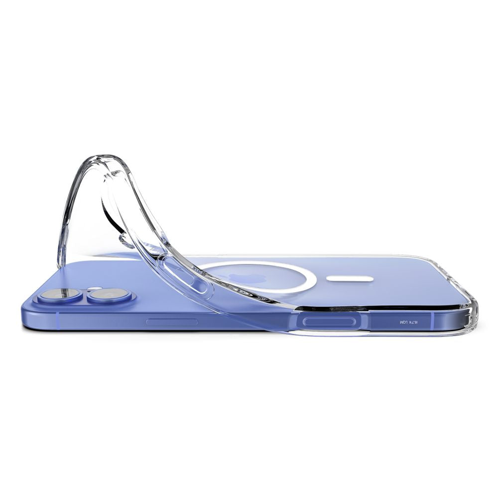 Spigen Liquid Crystal MagSafe dėklas iPhone 16 – skaidrus