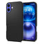 Spigen Liquid Air dėklas iPhone 16 – juodas
