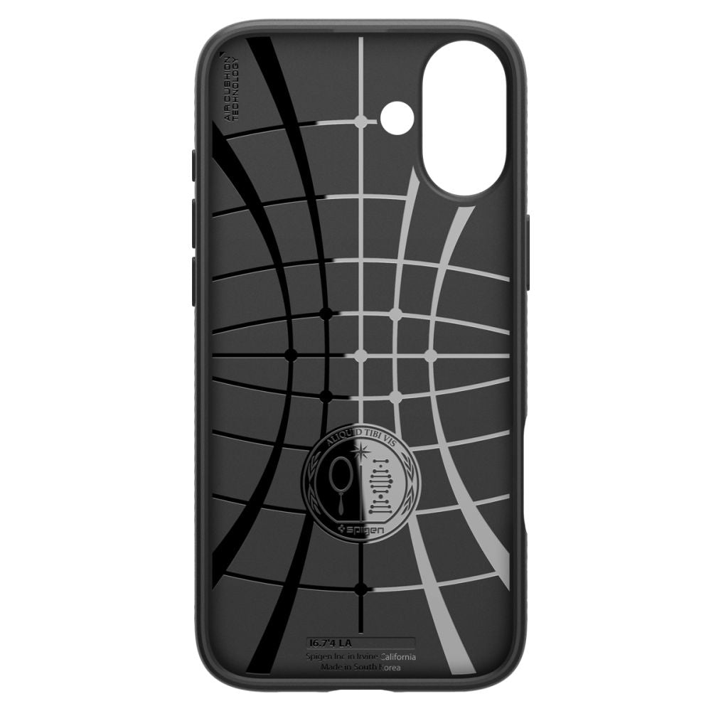 Spigen Liquid Air dėklas iPhone 16 – juodas
