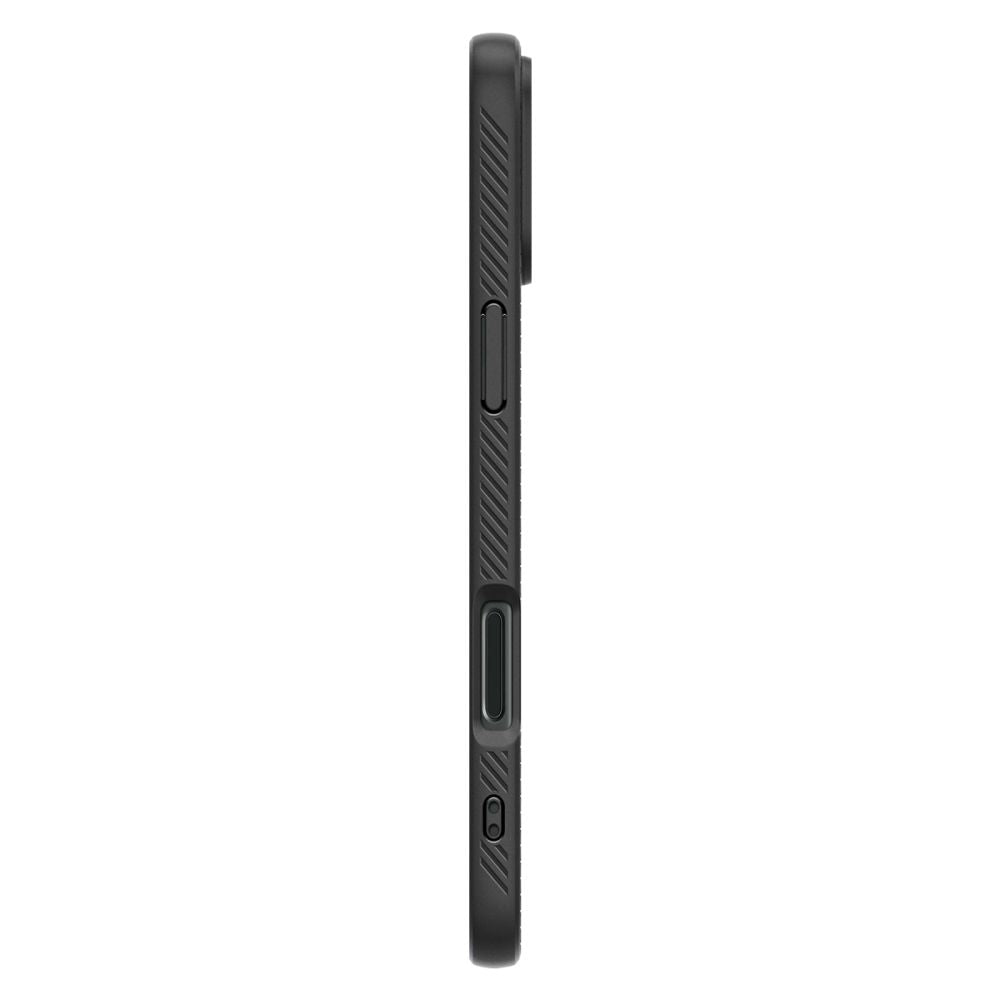 Spigen Liquid Air dėklas iPhone 16 – juodas