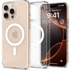 Spigen Ultra Hybrid MagSafe dėklas iPhone 16 Pro – skaidrus