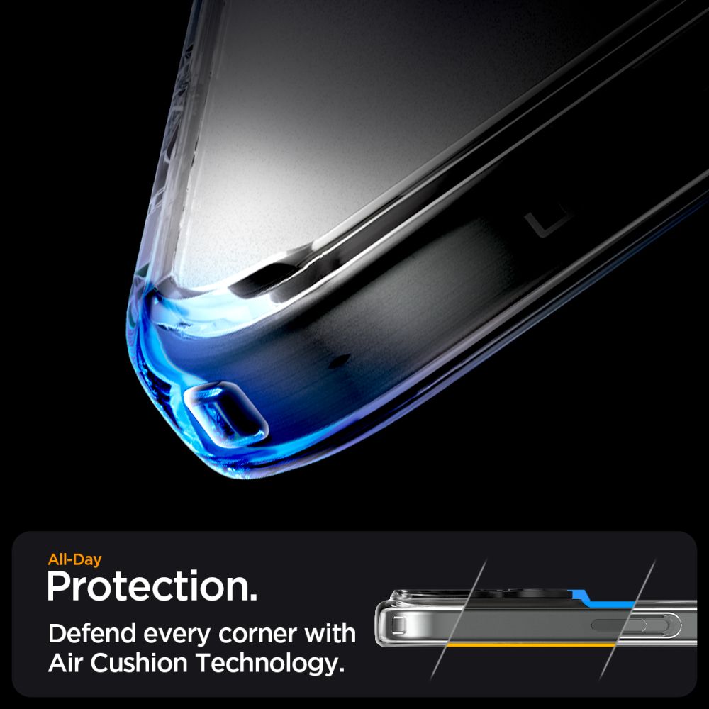 Spigen Ultra Hybrid MagSafe dėklas iPhone 16 Pro – skaidrus