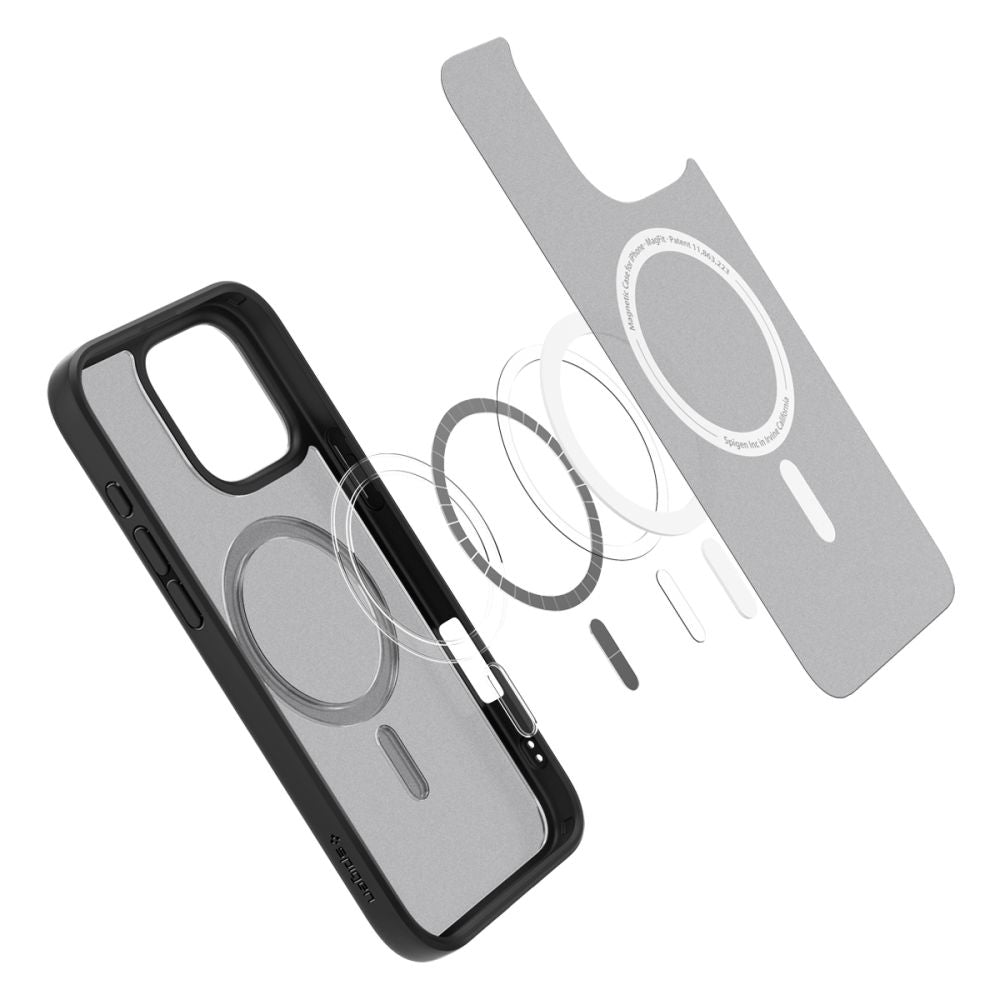 Spigen Ultra Hybrid MagSafe dėklas iPhone 16 Pro – juodas