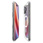Spigen Ultra Hybrid MagSafe dėklas iPhone 16 Pro – baltas
