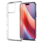 Spigen Ultra Hybrid dėklas iPhone 16 Pro – skaidrus