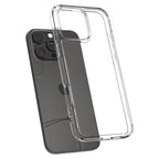 Spigen Ultra Hybrid dėklas iPhone 16 Pro – skaidrus