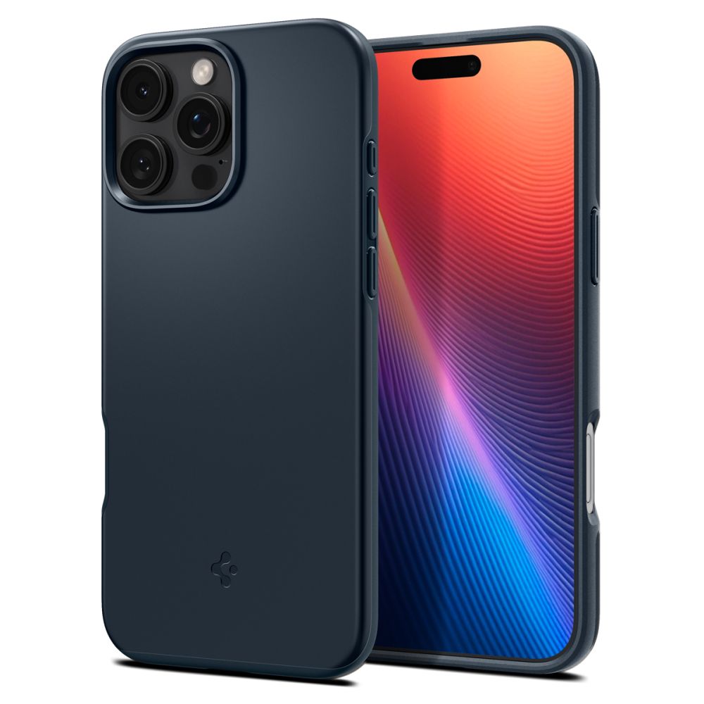 Spigen Thin Fit MagSafe dėklas iPhone 16 Pro – tamsiai pilkas