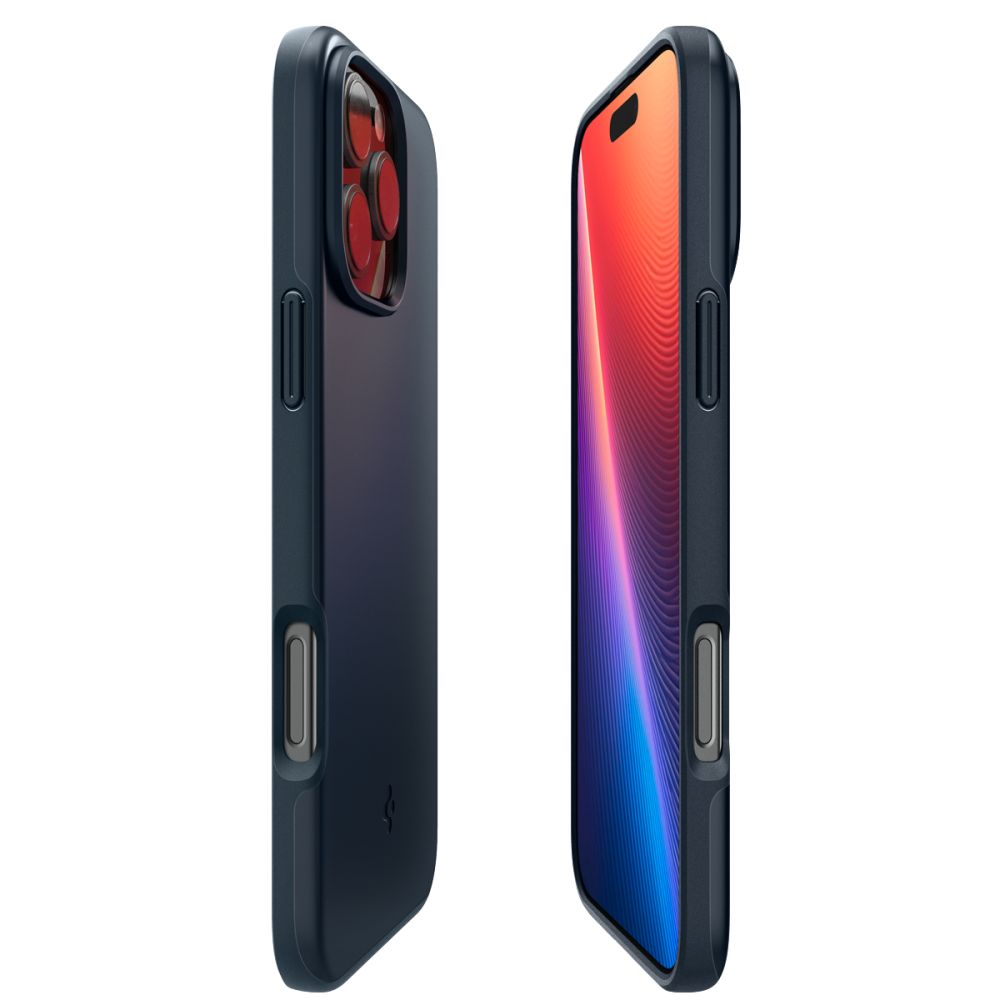 Spigen Thin Fit MagSafe dėklas iPhone 16 Pro – tamsiai pilkas