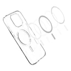 Spigen Liquid Crystal MagSafe dėklas iPhone 16 Pro – skaidrus