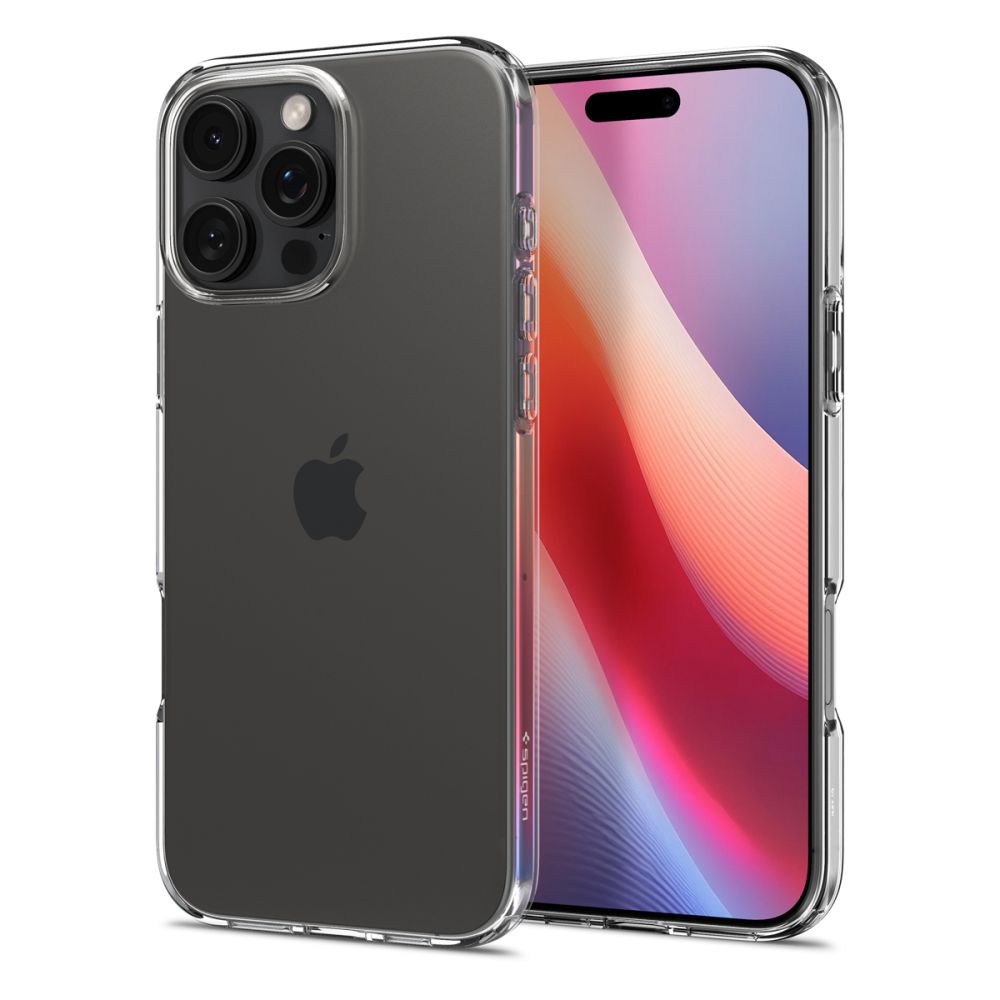 Spigen Liquid Crystal dėklas iPhone 16 Pro – skaidrus
