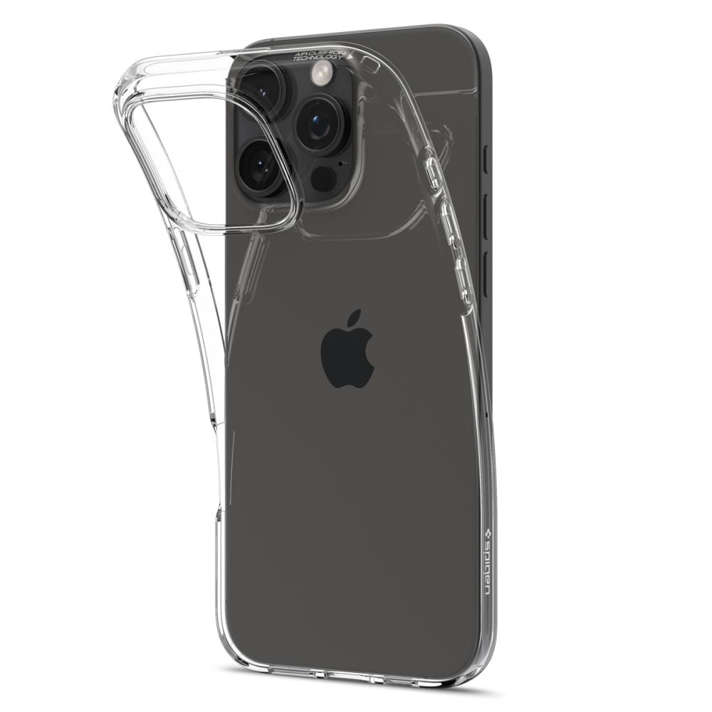 Spigen Liquid Crystal dėklas iPhone 16 Pro – skaidrus