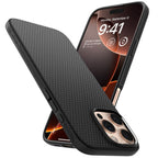Spigen Liquid Air dėklas iPhone 16 Pro – juodas