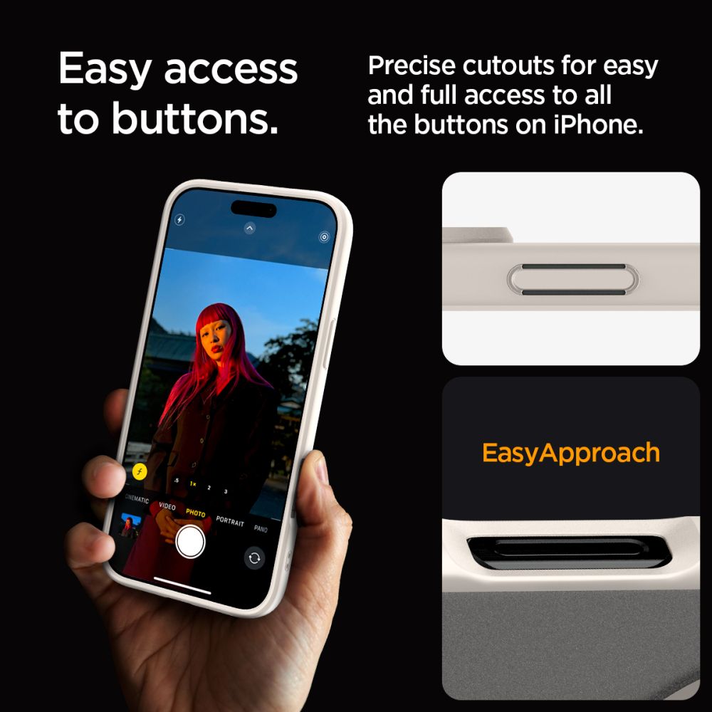 Spigen Ultra Hybrid MagSafe dėklas iPhone 16 Pro Max – titano