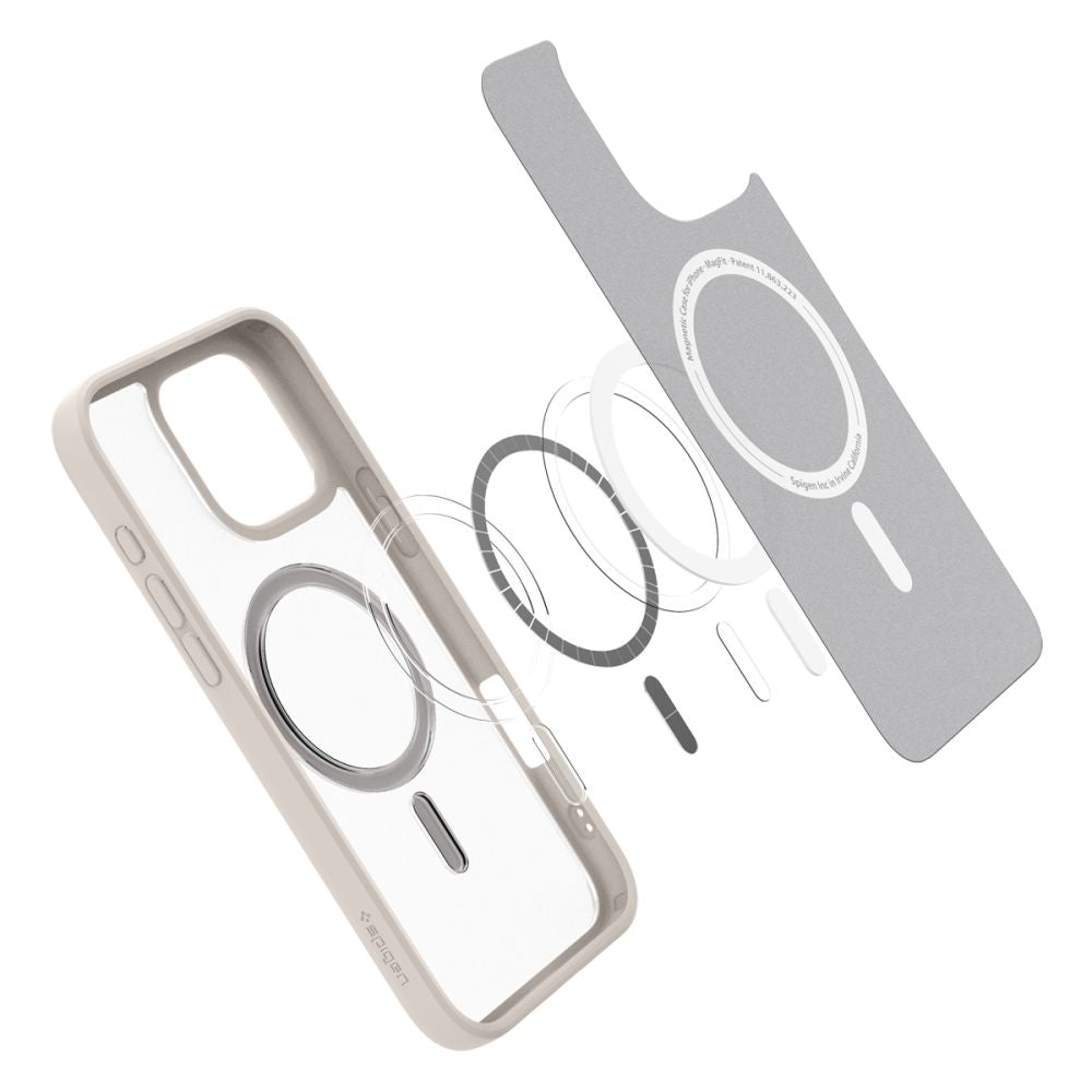 Spigen Ultra Hybrid MagSafe dėklas iPhone 16 Pro Max – titano