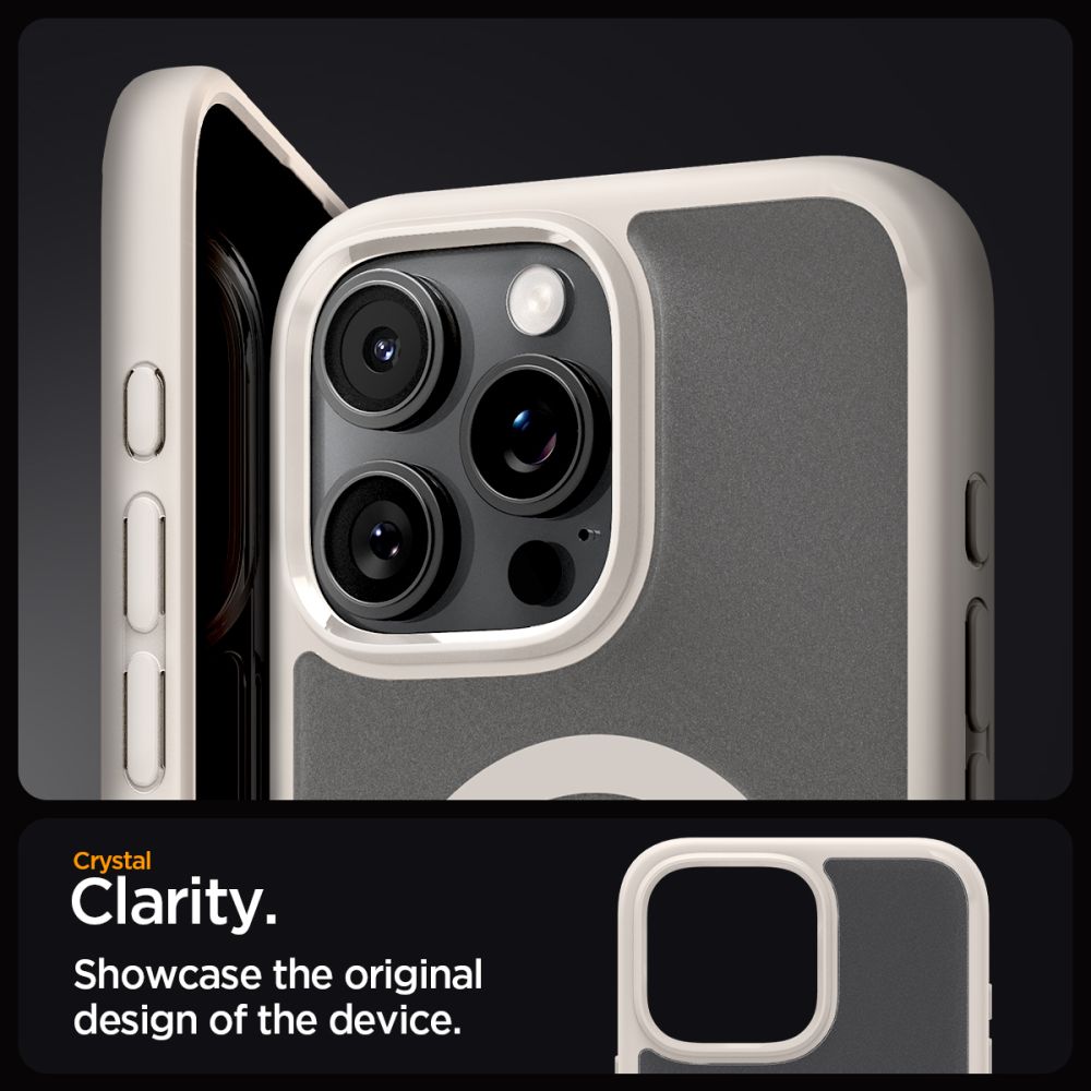 Spigen Ultra Hybrid MagSafe dėklas iPhone 16 Pro Max – titano
