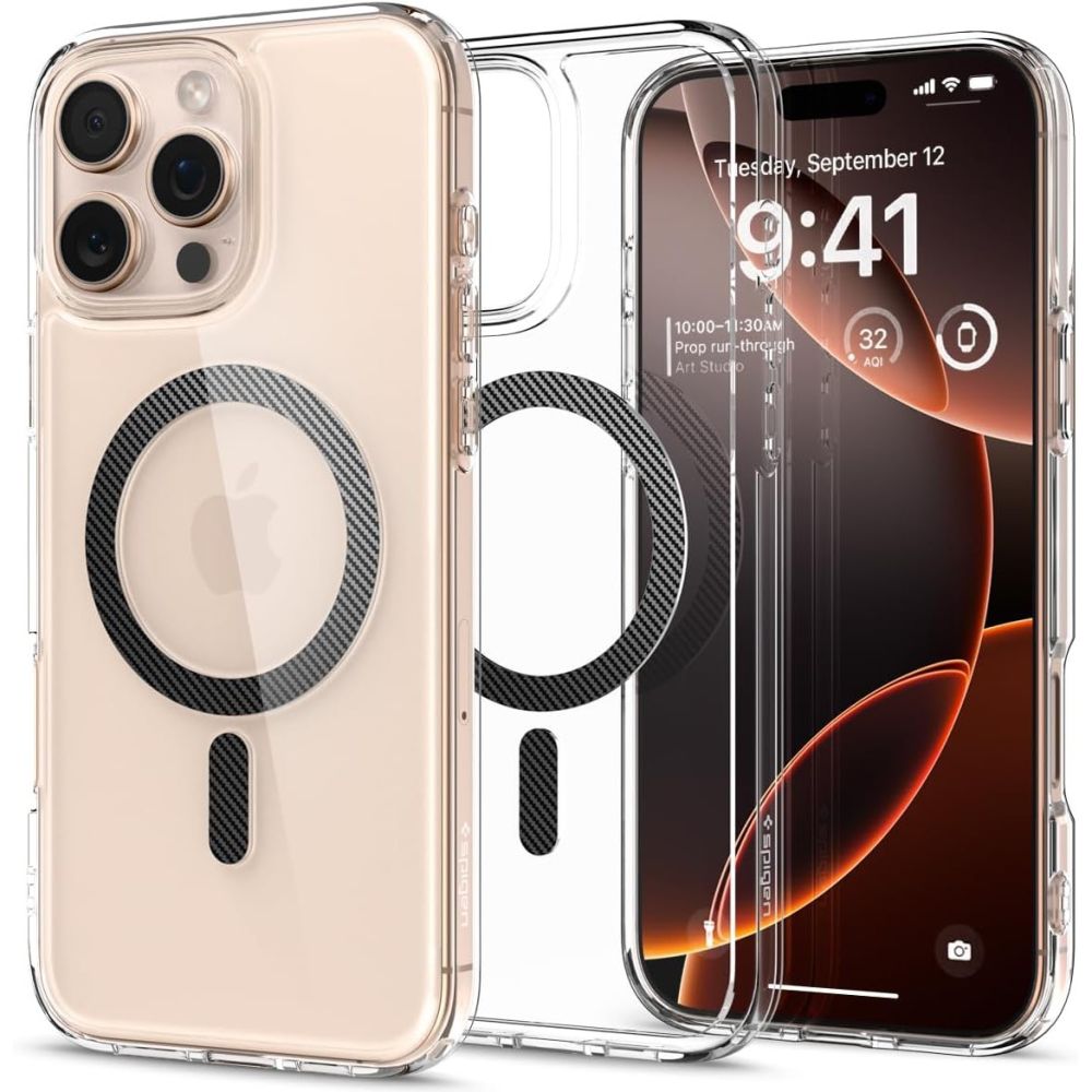 Spigen Ultra Hybrid MagSafe dėklas iPhone 16 Pro Max – tamsiai pilkas