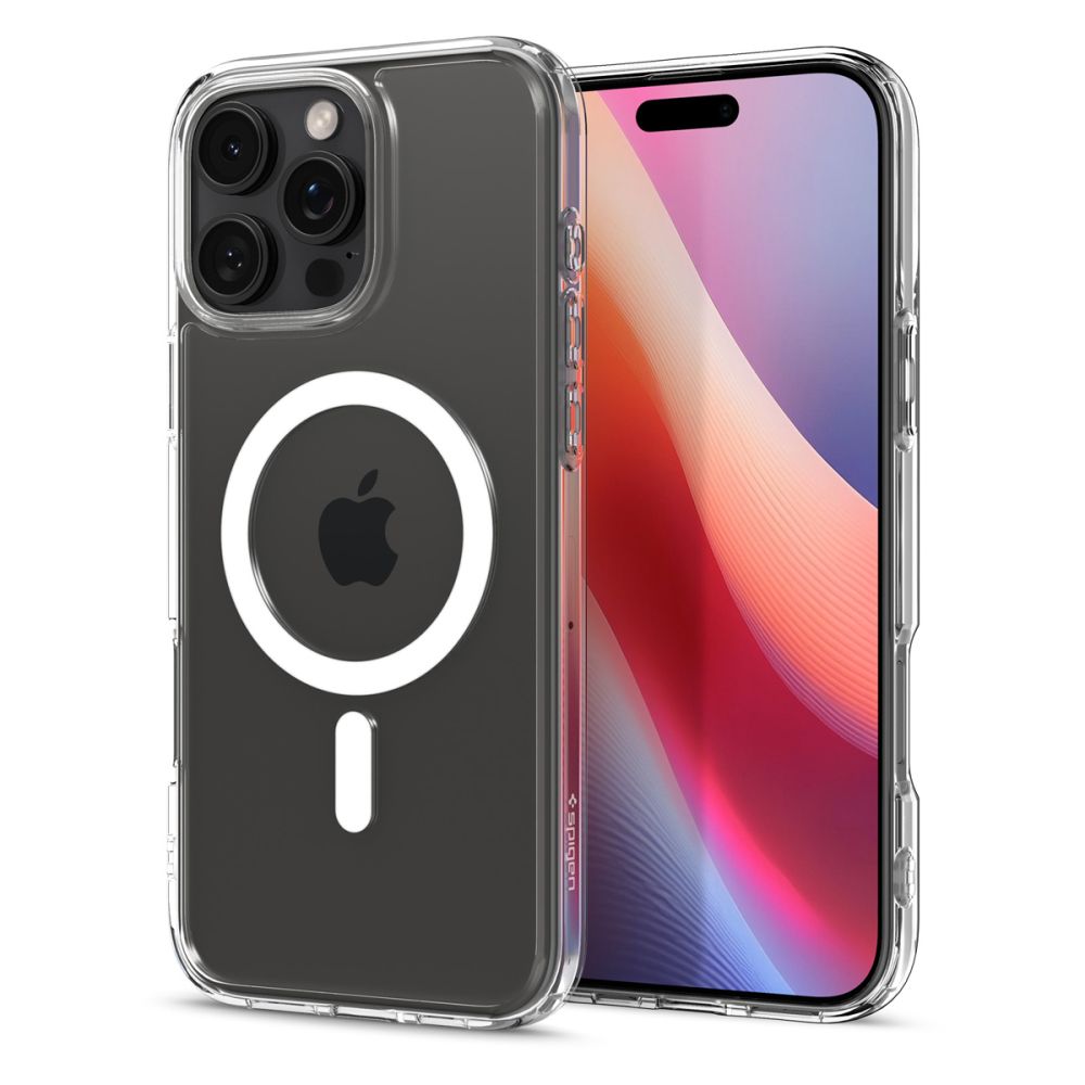 Spigen Ultra Hybrid MagSafe dėklas iPhone 16 Pro Max – baltas