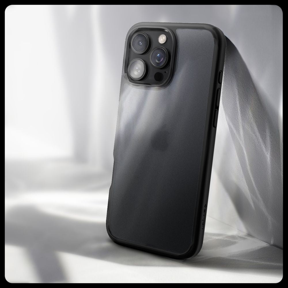 Spigen Ultra Hybrid dėklas iPhone 16 Pro Max – juodas