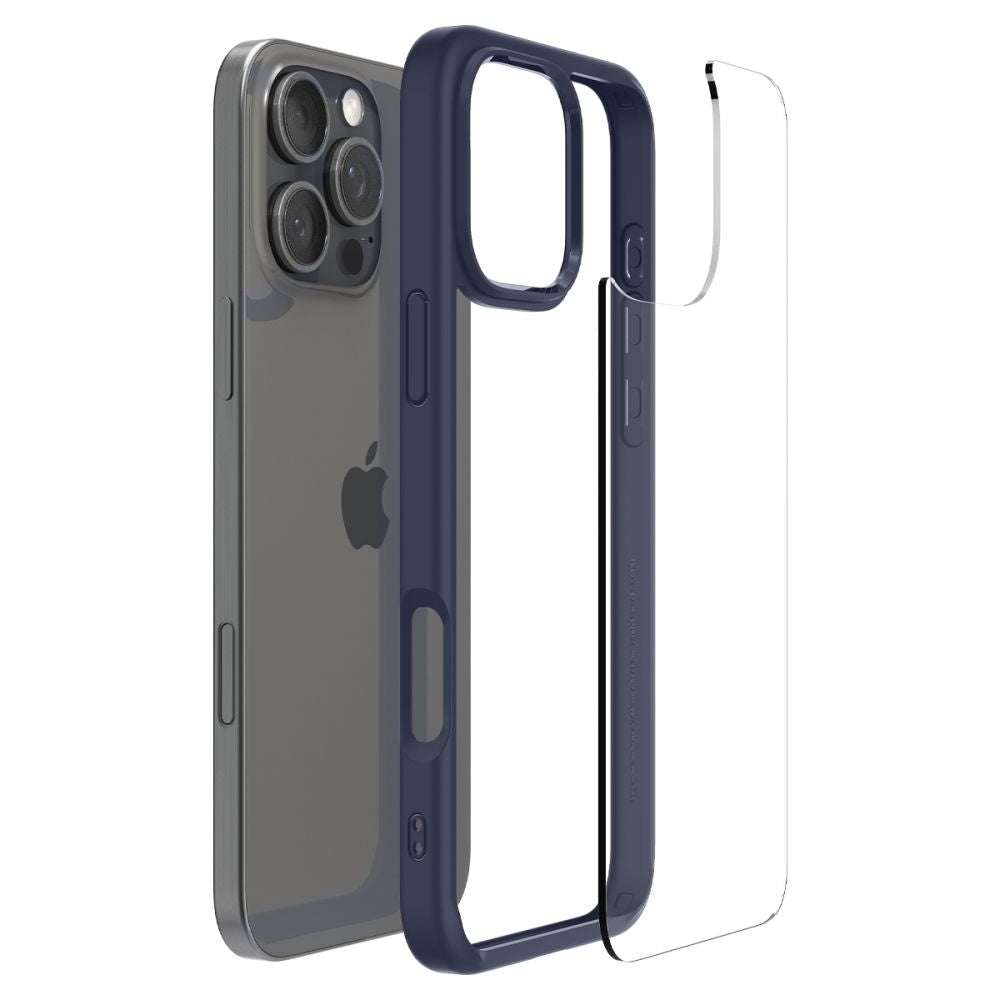 Spigen Ultra Hybrid dėklas iPhone 16 Pro Max – mėlynas