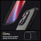 Spigen Ultra Hybrid dėklas iPhone 16 Pro Max – matinis juodas