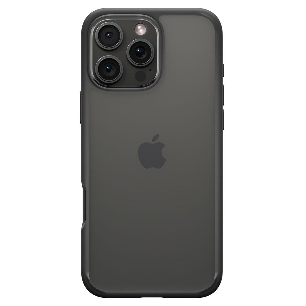 Spigen Ultra Hybrid dėklas iPhone 16 Pro Max – matinis juodas