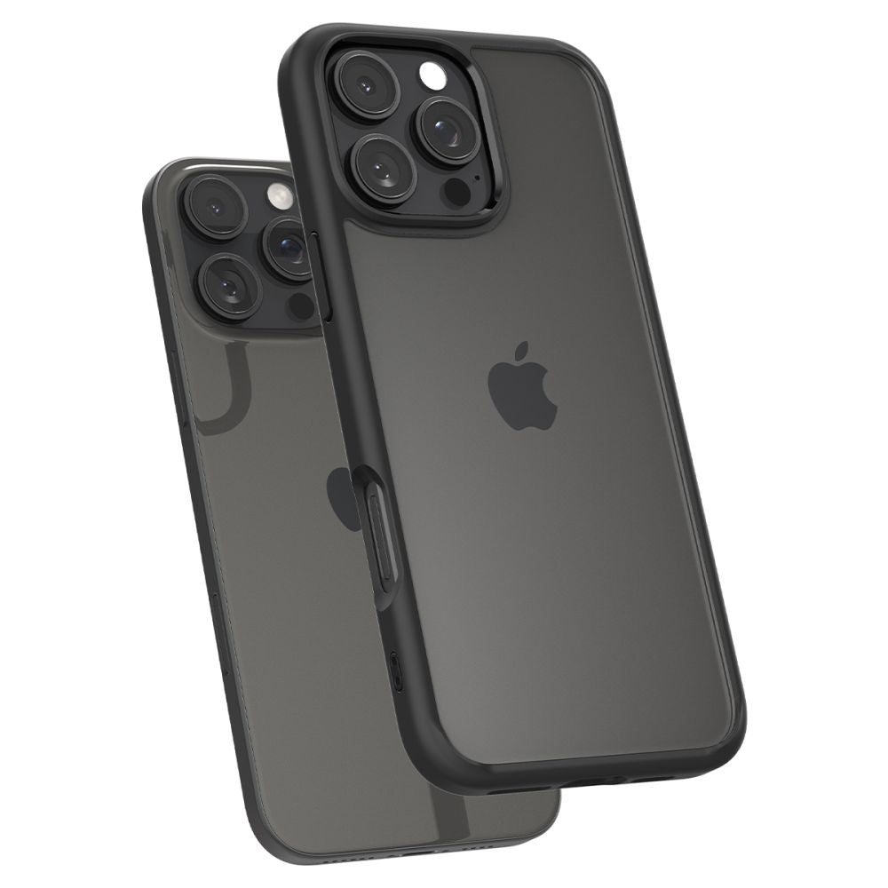 Spigen Ultra Hybrid dėklas iPhone 16 Pro Max – matinis juodas