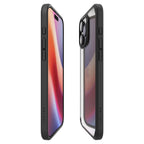 Spigen Ultra Hybrid dėklas iPhone 16 Pro Max – matinis juodas