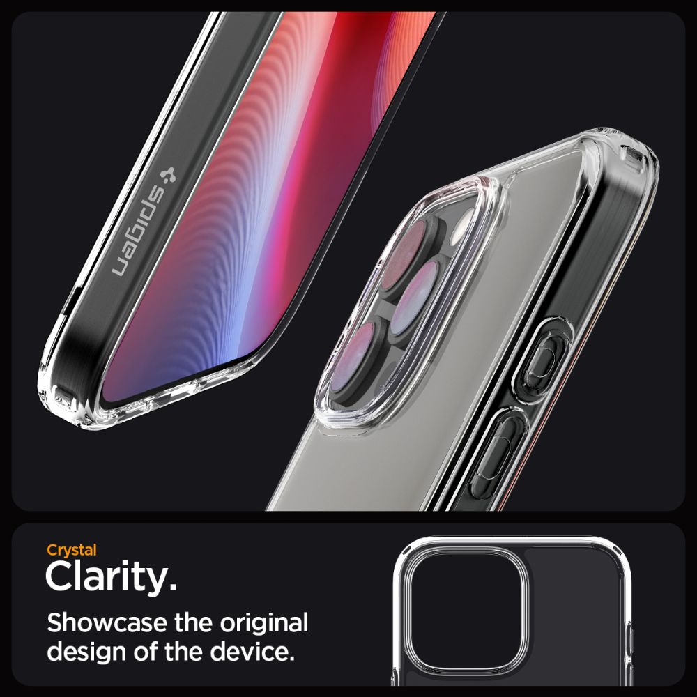 Spigen Ultra Hybrid dėklas iPhone 16 Pro Max – skaidrus