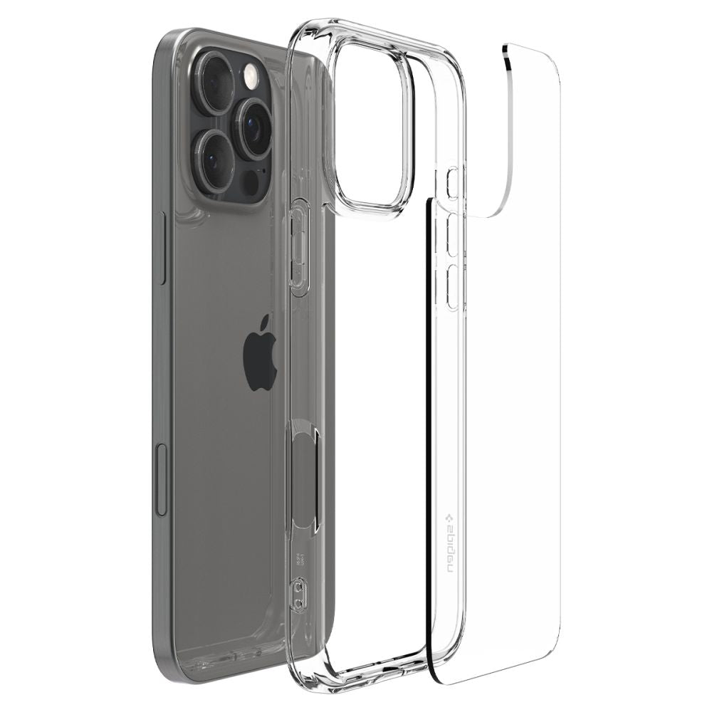Spigen Ultra Hybrid dėklas iPhone 16 Pro Max – skaidrus