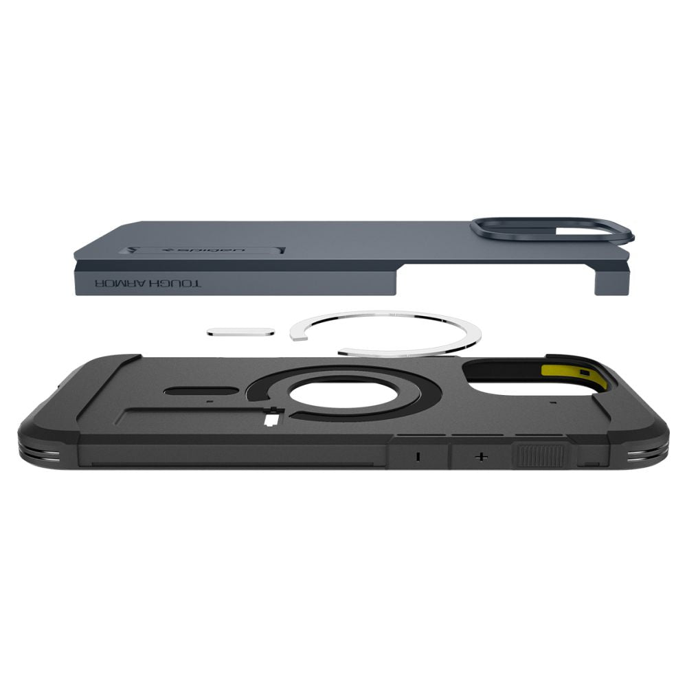Spigen Tough Armor MagSafe dėklas iPhone 16 Pro Max – pilkas