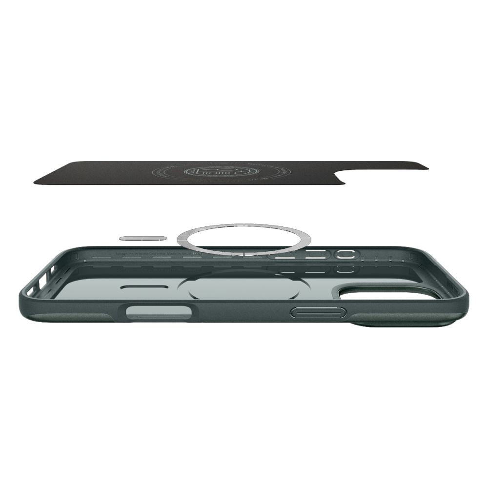 Spigen Thin Fit MagSafe dėklas iPhone 16 Pro Max – žalias